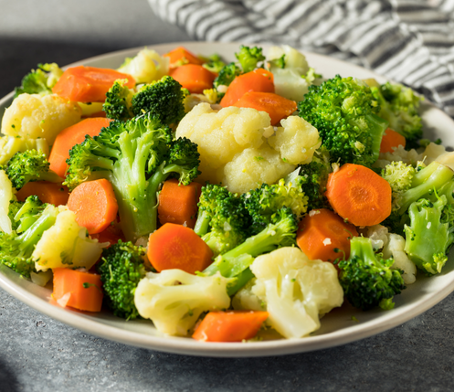 steamed vegetables